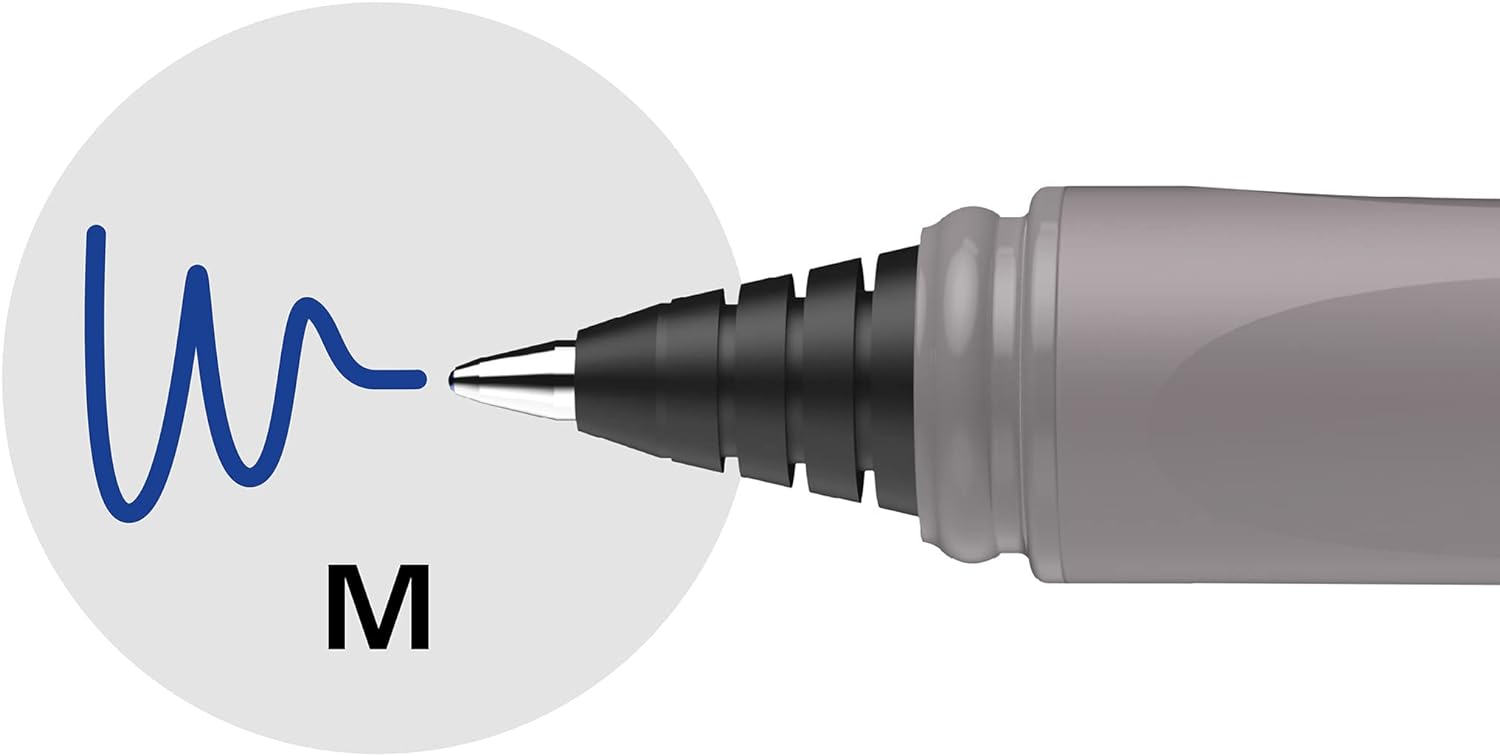 Schneider 186221 Ceod Shiny Tintenroller, Graphite & 6801 Tintenpatronen (Standard Patronen für Füller, nicht löschbar) schwarz, 100 Stück, 100 Stück (1er Pack