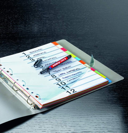 edding 140 S permanent pen - set of 4 - multi-coloured - round nib 0.3 mm - pen for writing on glass, plastic, foils and smooth surfaces - permanent, quick-drying, smudge-proof and waterproof