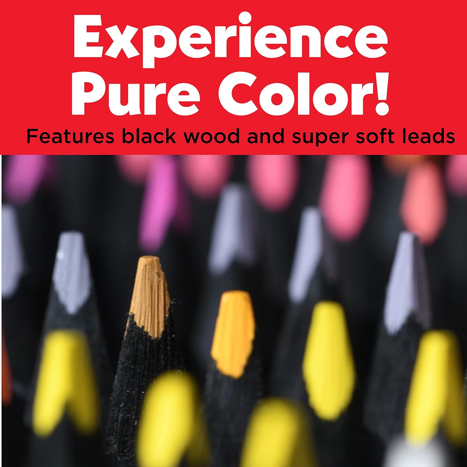 Faber Castell Colouring Pencils Black Edition Neon and Pastel Colours, Set of 12 tin of 12, Multicolor (116410
