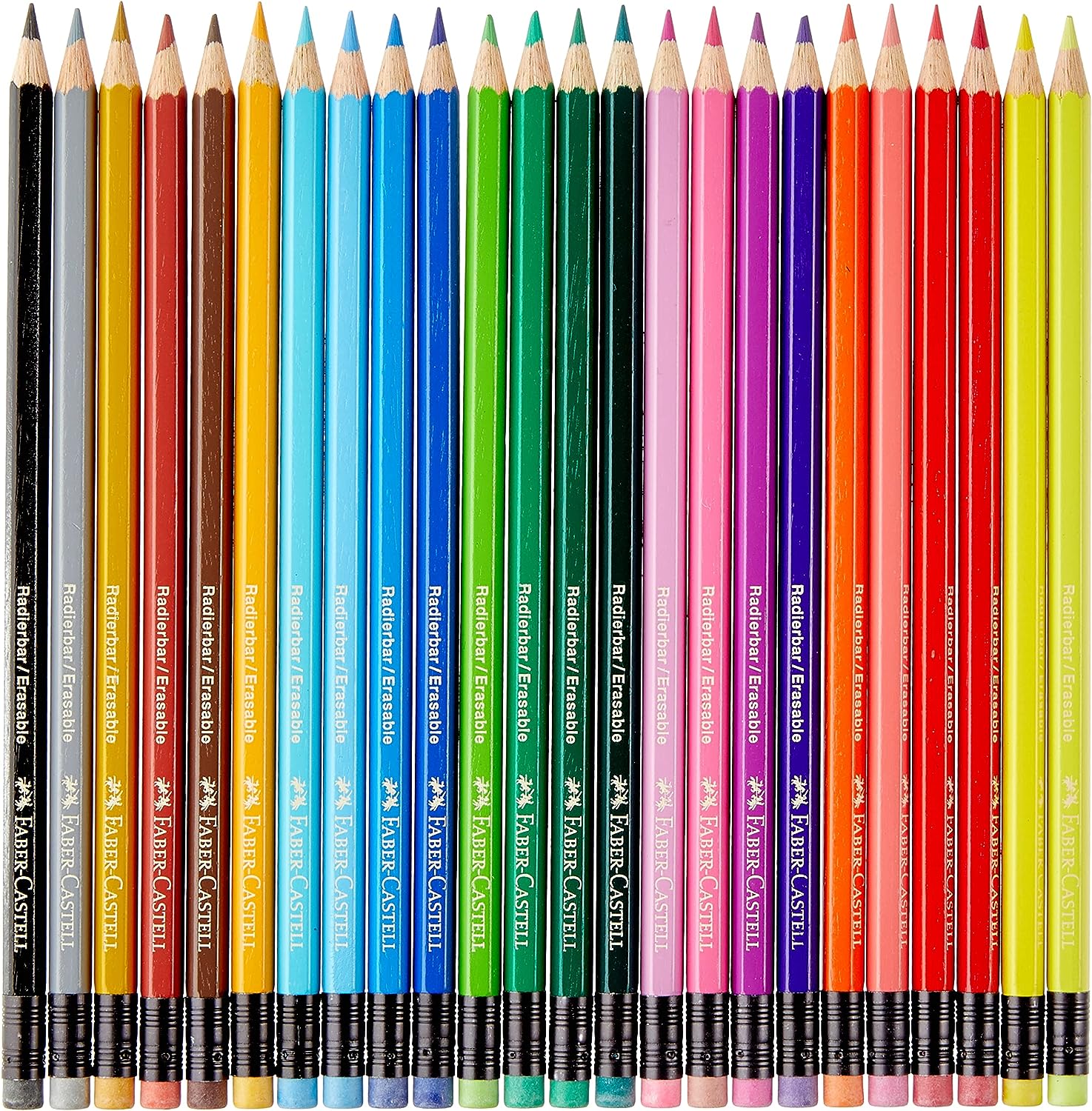 Faber-Castell Erasable Colour Pencils - Set of 24