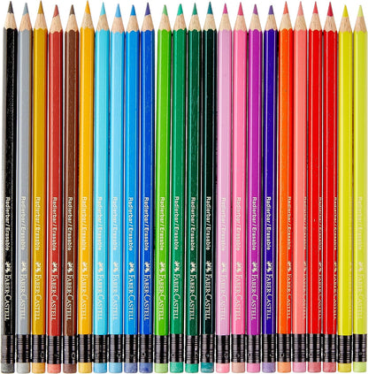 Faber-Castell Erasable Colour Pencils - Set of 24