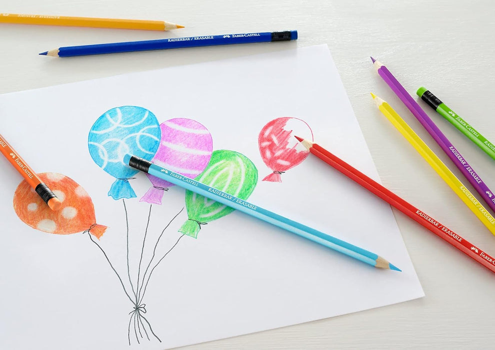 Faber-Castell Erasable Colour Pencils - Set of 24