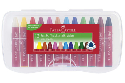 Faber Castell 120011 "Jumbo" Wax Crayons