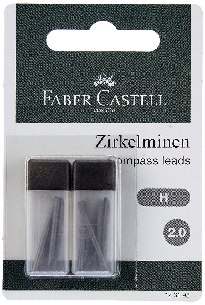 Faber Castell 2 mm 123198 Compass Lead (Pack of 12