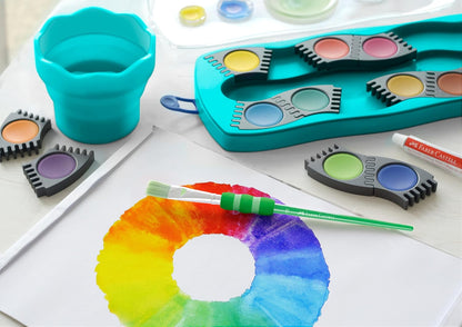 Faber-Castell Connector Paint Box - 12 Colours