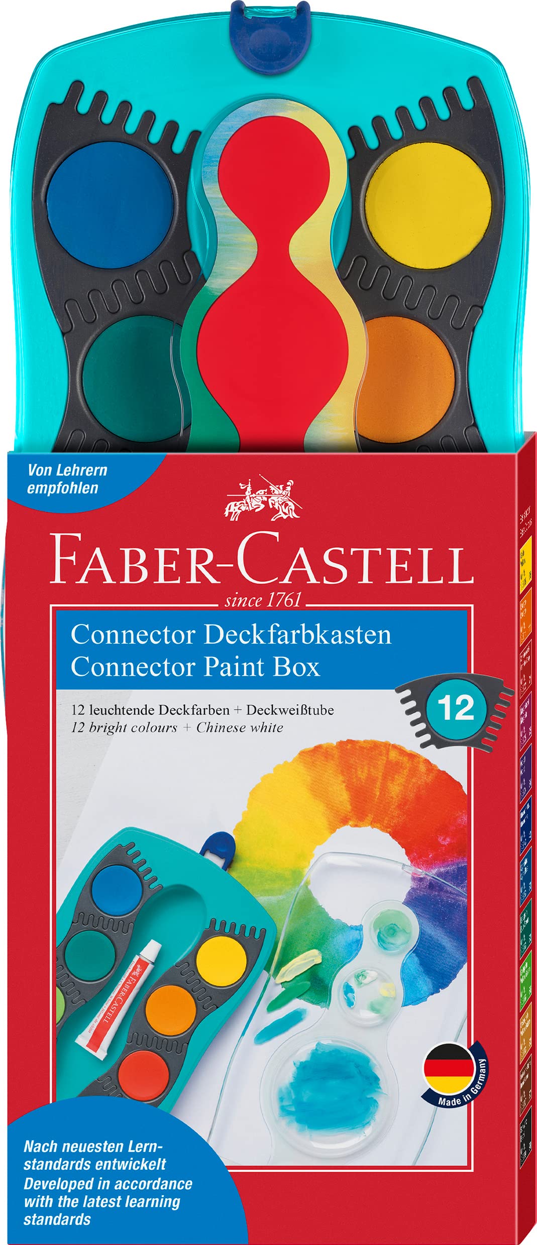 Faber-Castell Connector Paint Box - 12 Colours