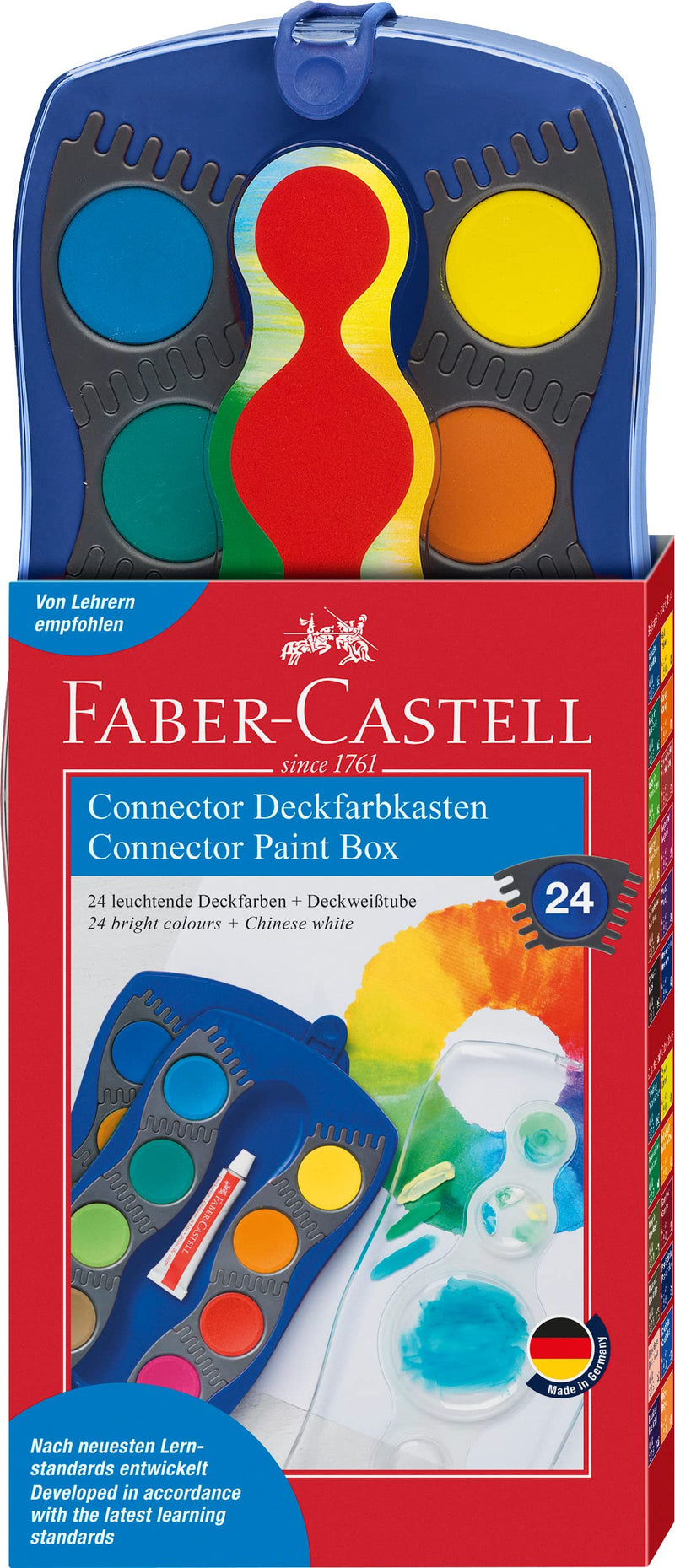 Faber-Castell Connector Paint Box - 24 Colours