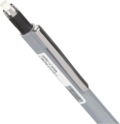 Faber-Castell 134789 Grip 1347 Stone Grey - Portaminas (dureza B, grosor de la mina 0,7 mm, con goma de borrar integrada, 1 unidad