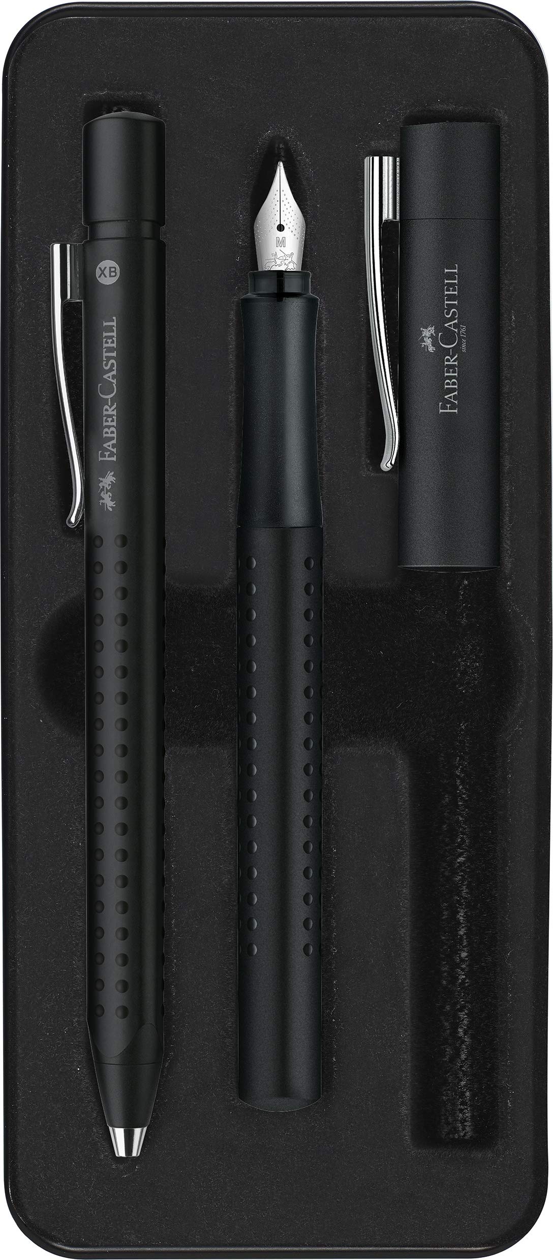 Faber-Castell Fountain pen M/Ballpoint pen set Grip 2010
