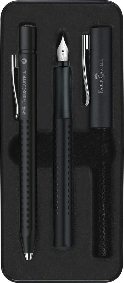 Faber-Castell Fountain pen M/Ballpoint pen set Grip 2010