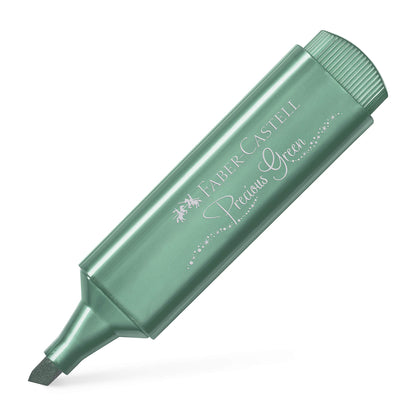 Faber-Castell 154639 - Textmarker TL 46, Metallic green, 1 Stück