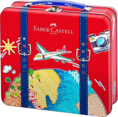 Faber-Castell - Connector Fibre-tip pen in suitcase, 40 pc (155535