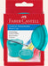 Faber-Castell Clic & Go Portable Paint Water Cup with Brush Holder, Turquoise - Collapsible Paint Brush Cleaner Rinse Cup, Travel Friendly Painting Accessories