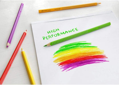 Faber-Castell Colour Grip Set of 12 + 2 Grip Colour Markers