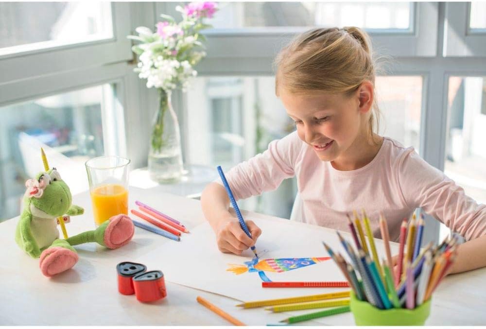 Faber-Castell Colour Grip Set of 12 + 2 Grip Colour Markers