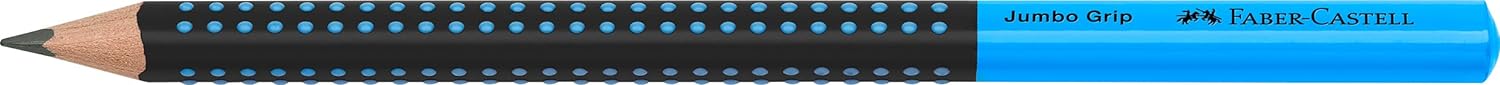 Faber-Castell Graphite Pencil, Jumbo Grip - Two Tone Black/Blue