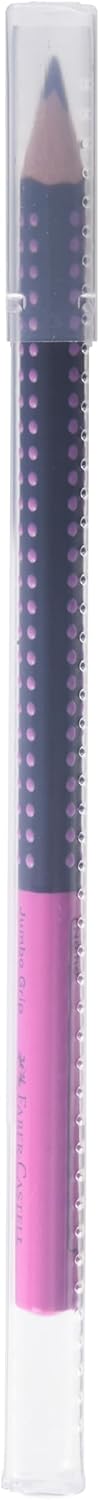 Faber-Castell Graphite Pencil, Jumbo Grip - Two Tone Black/Pink