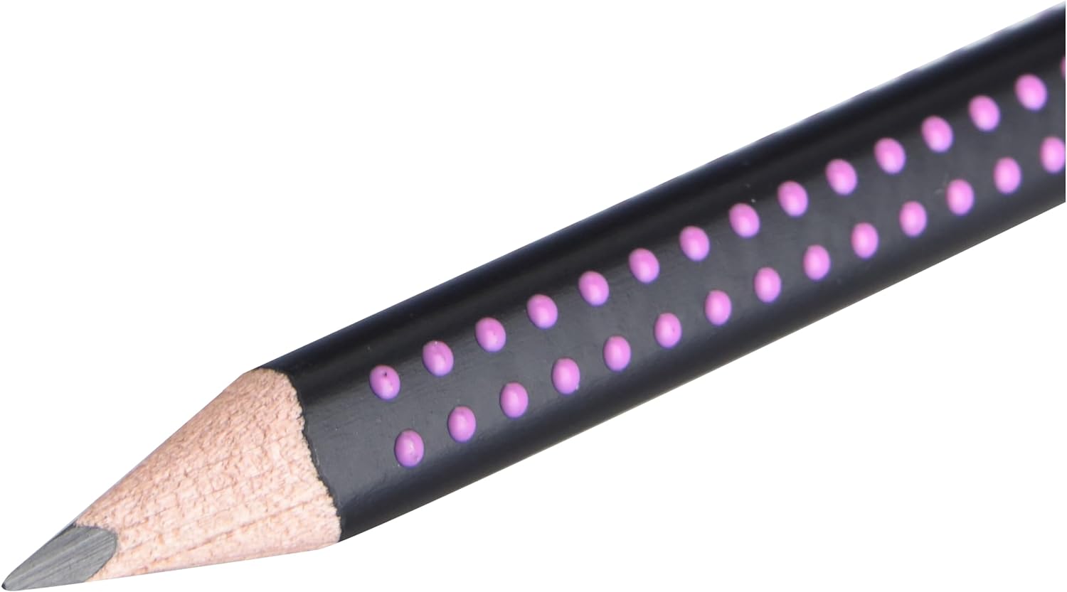 Faber-Castell Graphite Pencil, Jumbo Grip - Two Tone Black/Pink