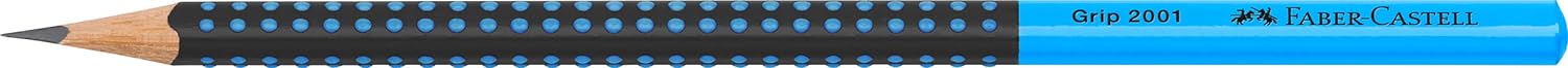 Faber-Castell Graphite Pencil, Grip 2001 - Two Tone Black/Blue