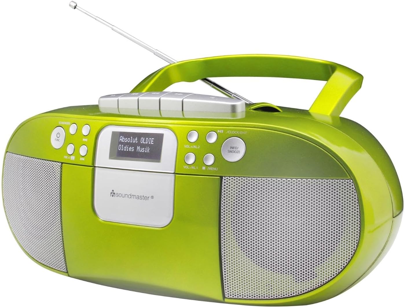 soundmaster SCD7800GR Tragbarer CD-Player