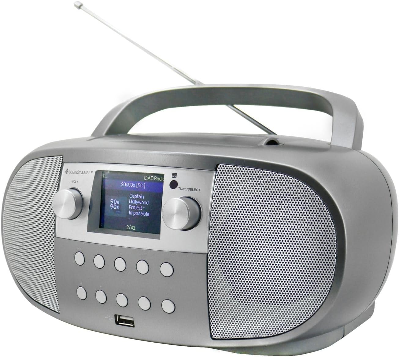 soundmaster SCD7600TI Tragbarer CD-Player