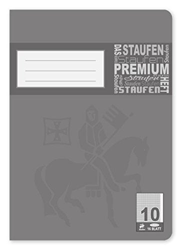 Staufen® Schulheft Premium Lineatur 10 kariert AuB