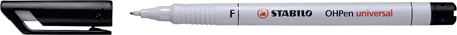 OHP Pen - STABILO OHP Pen Soluble - Fine - Wallet of 8 - Assorted Colours