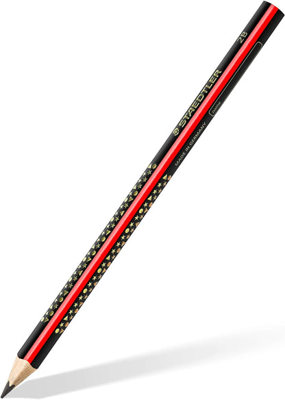STAEDTLER 1285-1 Noris Club Jumbo Learning to Write Pen, Hardness 2B, Katon Case with 12 Pieces (Pack of 1