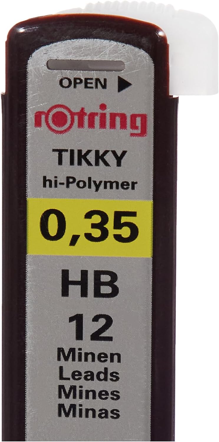 Rotring Refill 0.35 mm HB Leads for Mechanical Pencil