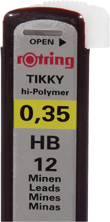 Rotring Refill 0.35 mm HB Leads for Mechanical Pencil