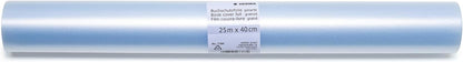 HERMA 7388 Book protection film non-adhesive transparent, 25 m x 40 cm, tear & water resistant Book cover film, matt grained book film made of robust polypropylene film for durable binding