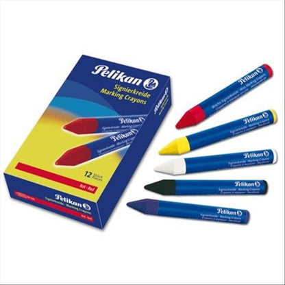 Pelikan Wax Marking Chalk 772/12, Plastic, White, 12 Stück (1er Pack