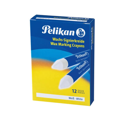 Pelikan Wax Marking Chalk 772/12, Plastic, White, 12 Stück (1er Pack