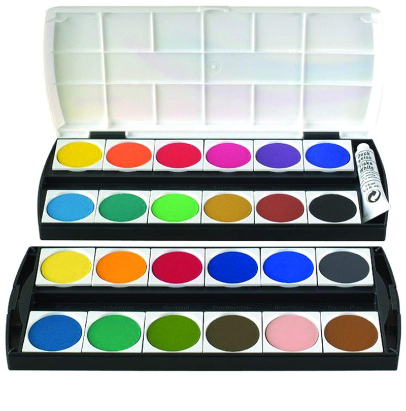 Pelikan 721 225 - Geha Deckfarbkasten F250 / 24 with 24 colors
