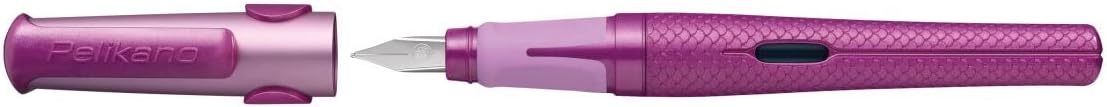 Pelikan Pelikano Stardust 819916 School Fountain Pen for Right-Handed Users (Medium Nib) 1 Item in Folding Box