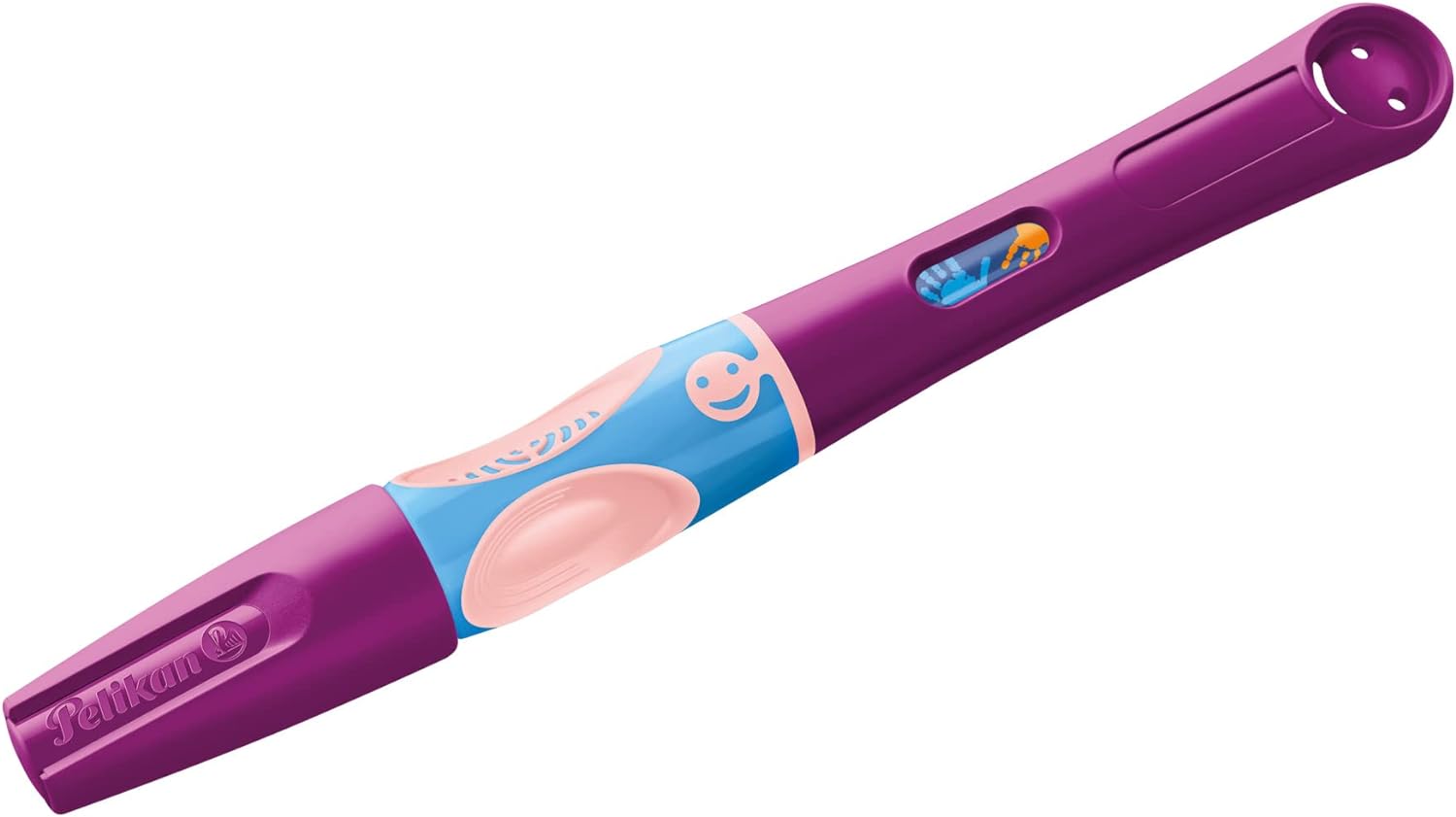 Pelikan Griffix Fountain Pen for Right-Handed Users with Twist Cap, SweetBerry, 1 Piece in Folding Box