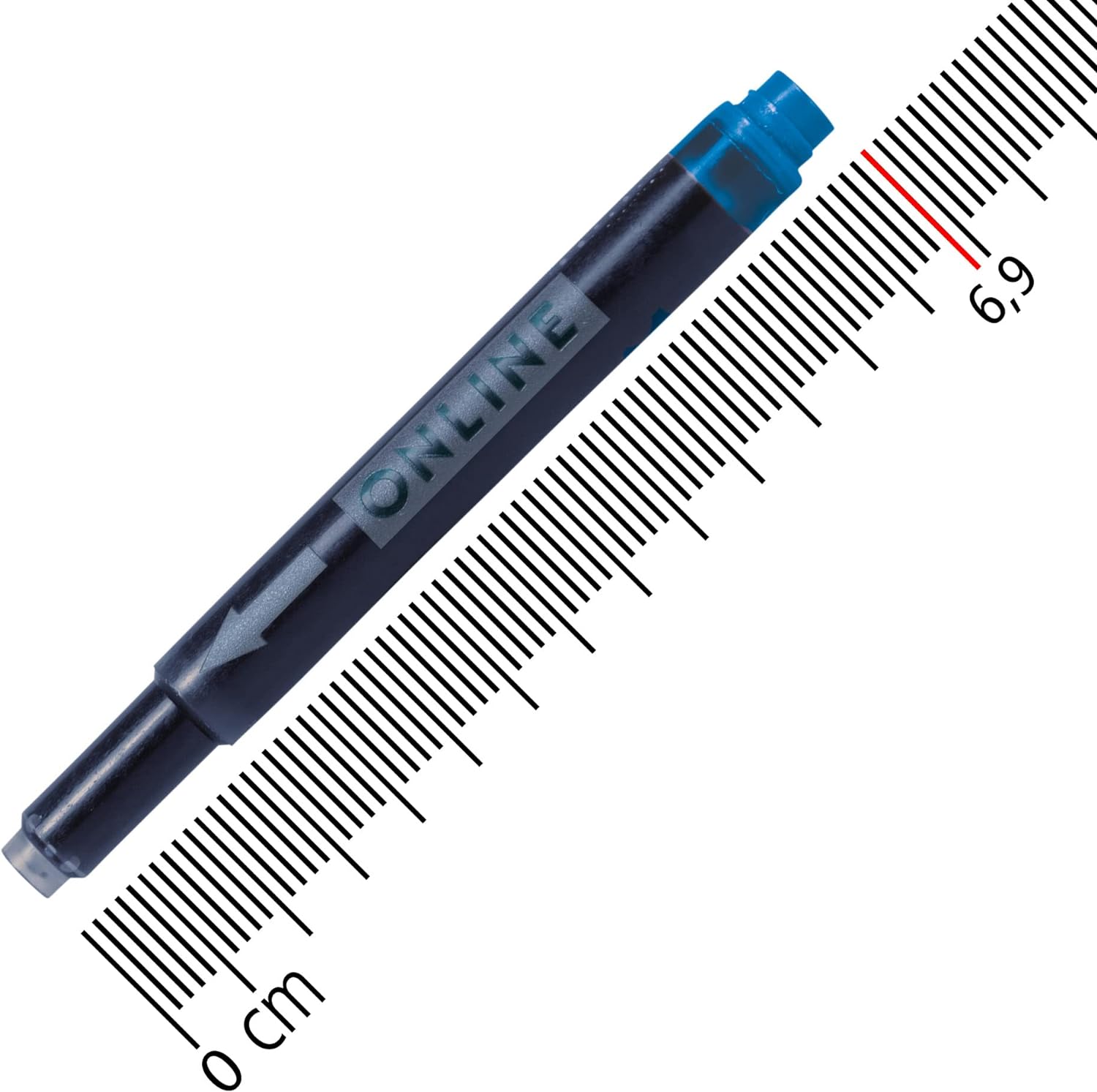 ONLINE double-sided pen ink cartridges, universal pen refills, compatible with all common fountain pens, even Lamy pens - Spare cartridges - 4-pack - Erasable, washable, colour royal