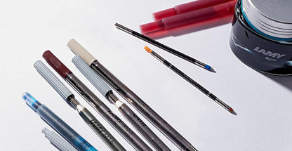 LAMY Includes Plastic Ink Eraser with Eraser tip and Correction tip - Exclusively for Erasing Royal Blue Ink Strawberry/Cream Lace M