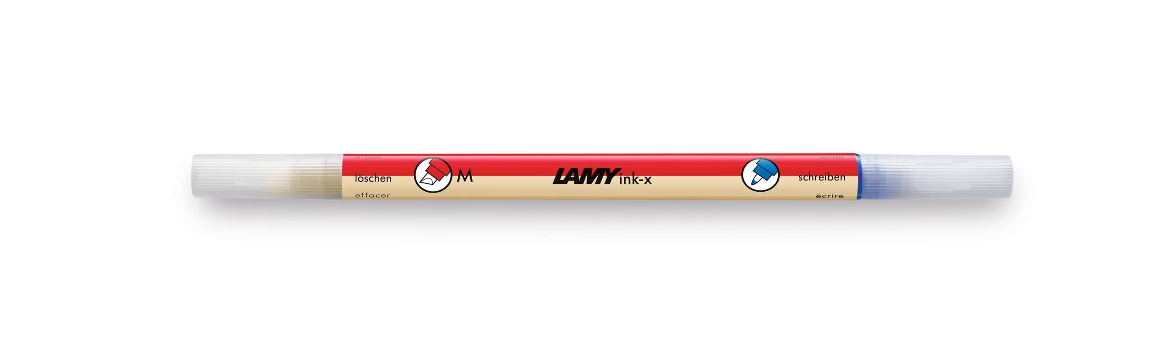 LAMY Includes Plastic Ink Eraser with Eraser tip and Correction tip - Exclusively for Erasing Royal Blue Ink Strawberry/Cream Lace M