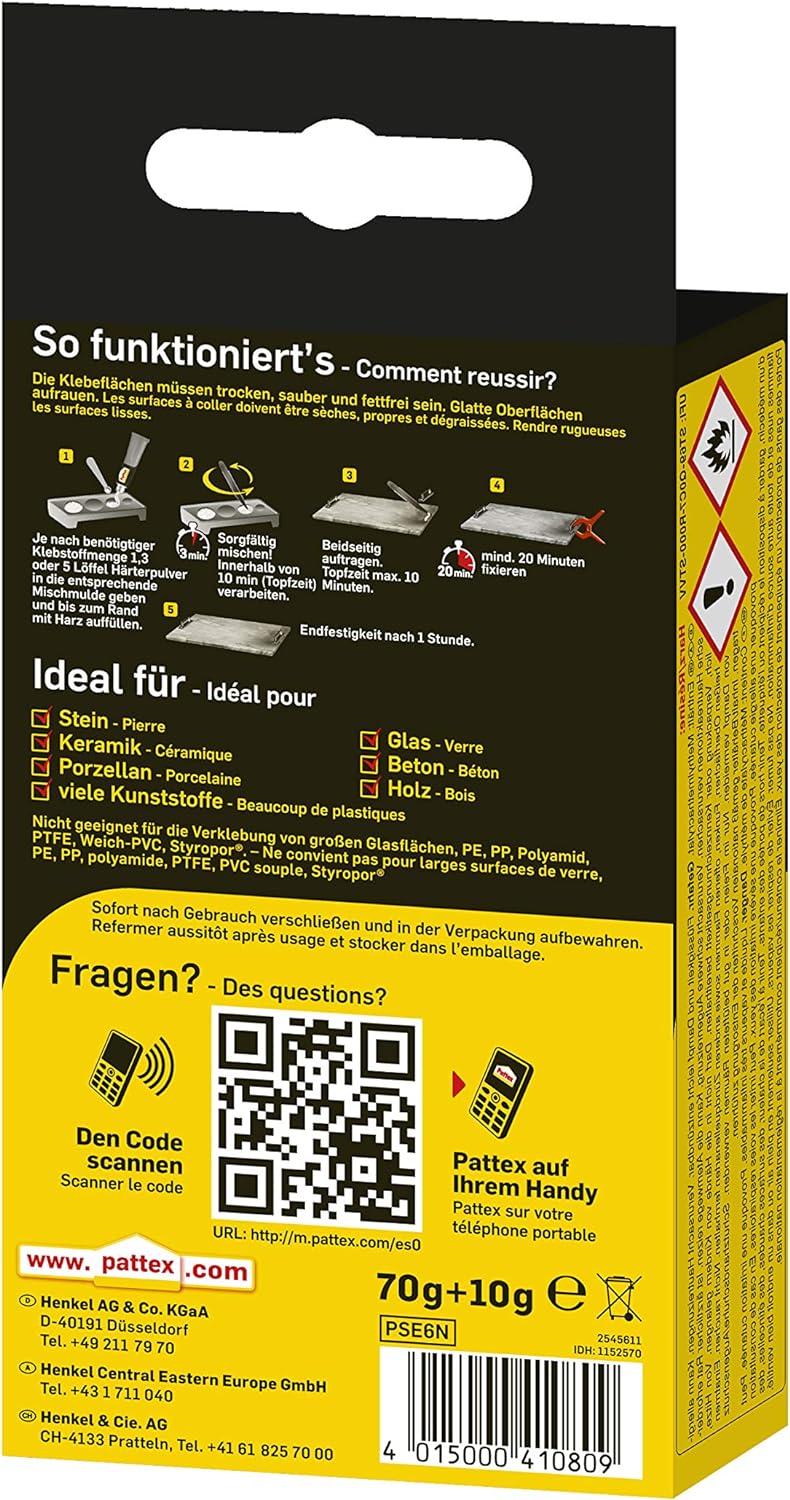 Pattex Stabilit Express 2 Komponenten-Kleber Harz