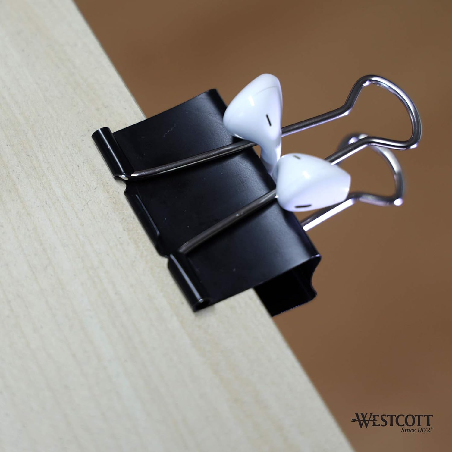 Westcott E-10700 00 Foldback Clips 41 mm, Black 41 mm Black