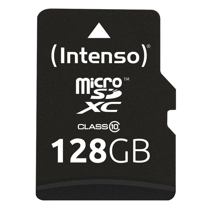 Intenso Scheda di memoria microSDXC da 128 GB, Classe 10 (con Adattatore SD)