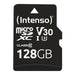 Intenso Professional Scheda di Memoria microSDXC da 128 GB Class 10, UHS-I U3, V30, fino a 100 MB/sec (con Adattatore SD), Nero