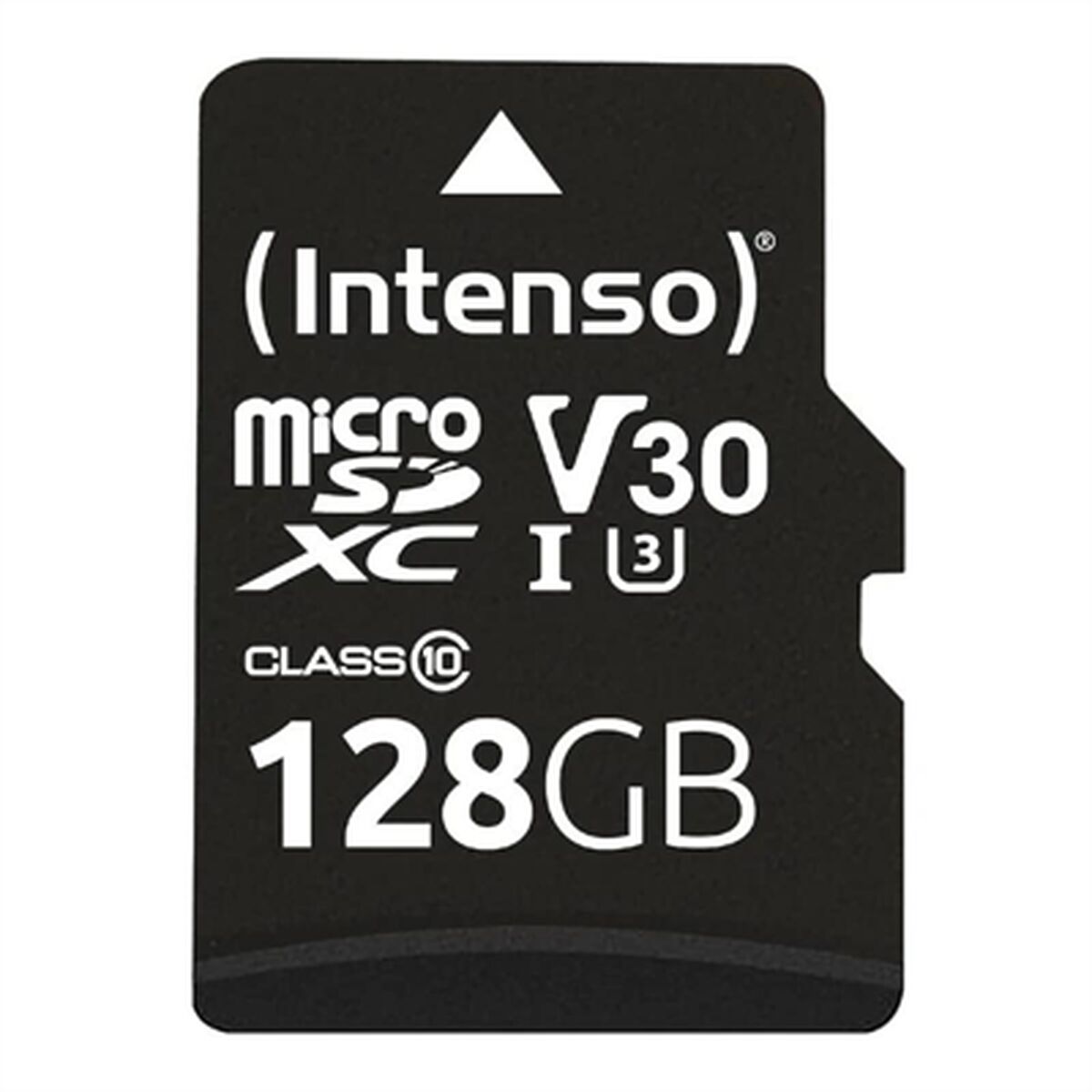 Intenso Professional Scheda di Memoria microSDXC da 128 GB Class 10, UHS-I U3, V30, fino a 100 MB/sec (con Adattatore SD), Nero