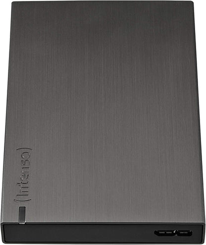 Intenso 6028680 Memory Board Portable Hard Drive 2TB, Portable External Hard Drive 2TB - 2.5 Inch, 5400 rpm, 8 MB Cache, USB 3 Anthracite