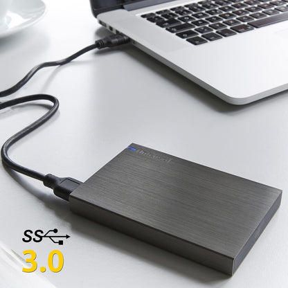 Intenso 6028680 Memory Board Portable Hard Drive 2TB, Portable External Hard Drive 2TB - 2.5 Inch, 5400 rpm, 8 MB Cache, USB 3 Anthracite