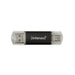 Intenso Twist Line 32 GB, Dual USB-Stick 3.2 Gen 1x1, USB-C und USB-A, 70MB/s, Anthrazit (Packung mit 3