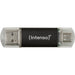Intenso Twist Line 64 GB - Chiavetta USB Dual 3.2 Gen 1x1, USB-C e USB-A, 70 MB/s, antracite