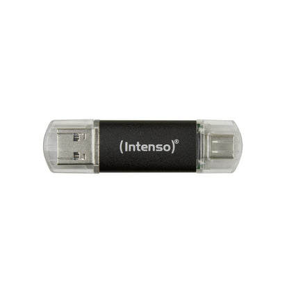 Intenso Twist Line 128 GB, Dual USB 3.2 Gen 1x1, USB-C and USB-A, 70 MB/s, Anthracite