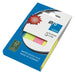 inFO Notes Pagemarker Mix, 4 Pads of 100 Sheets, 15 x 50 mm per Pad, Packed in an Environmentally Friendly Cardboard (Without Foil), FSC Certified Paper